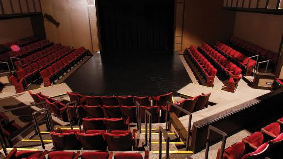 Interior photo of Meiley Swallow Hall Theatre