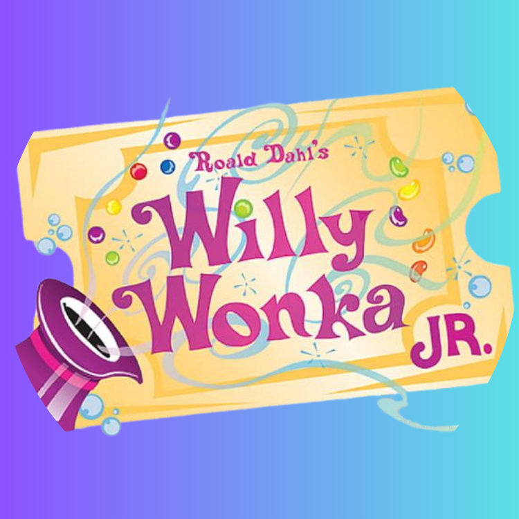 young girl in costume at play snickering at other actresses